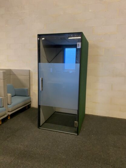 Palau Boston akoestische belcel, donkergroen/grijs, H 220 x B 102 x D 123 cm. - Afbeelding 2