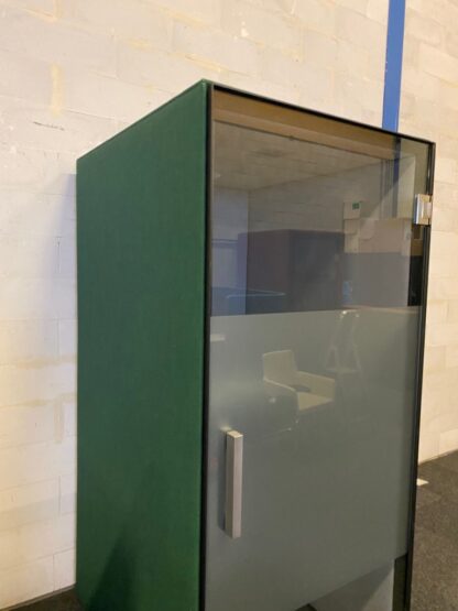 Palau Boston akoestische belcel, donkergroen/grijs, H 220 x B 102 x D 123 cm. - Afbeelding 4