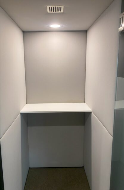 Palau Boston akoestische belcel, donkergroen/grijs, H 220 x B 102 x D 123 cm. - Afbeelding 5