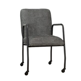 Vergaderstoel Trendline Firm (verrijdbaar), kleur naar keuze, zwart frame, nieuw