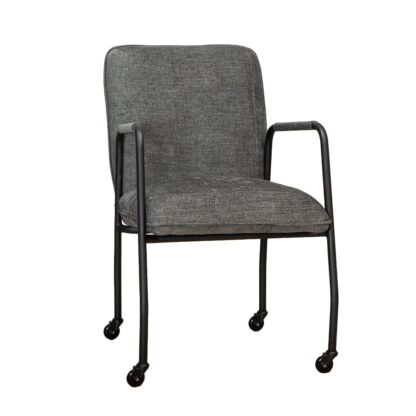 Vergaderstoel Trendline Firm (verrijdbaar), kleur naar keuze, zwart frame, nieuw