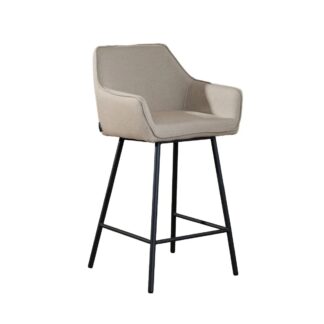 Barkruk Trendline Lola, kleur naar keuze, zwart frame, nieuw