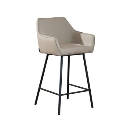 Barkruk Trendline Lola, kleur naar keuze, zwart frame, nieuw
