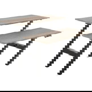 Bench bureau zit/sta (elektrisch), kleur blad naar keuze, kleur onderstel naar keuze, afmeting naar keuze, nieuw - (incl. 2 memory displays)