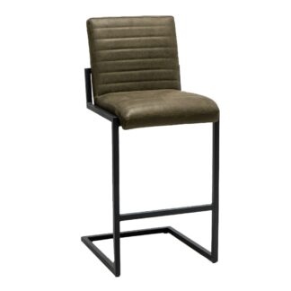 Barkruk Trendline Based, kleur naar keuze (eco-leer), zwart frame, nieuw