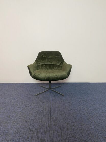 Fauteuil Trendline Ally, donkergroen, zwart frame - Afbeelding 4