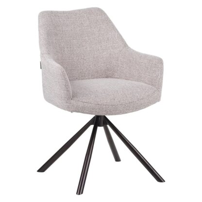 Vergaderstoel Trendline Cozy (draaibaar), kleur naar keuze, donkerbruin frame - Afbeelding 3