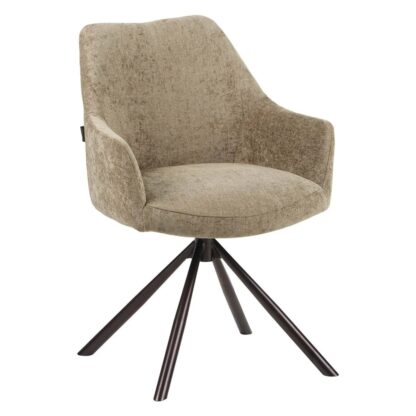 Vergaderstoel Trendline Cozy (draaibaar), kleur naar keuze, donkerbruin frame - Afbeelding 2