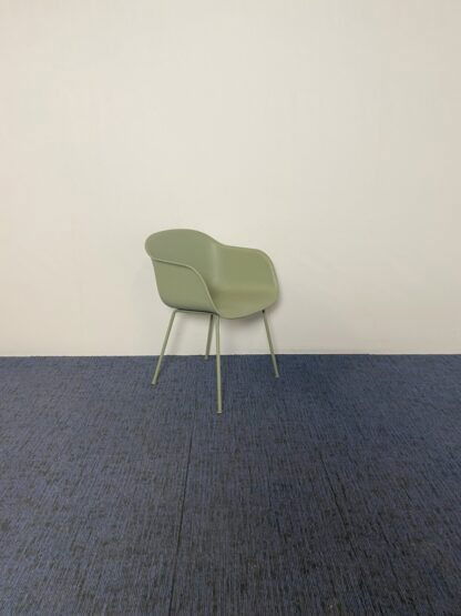 Vergaderstoel Muuto Fiber - dusty green - Afbeelding 2