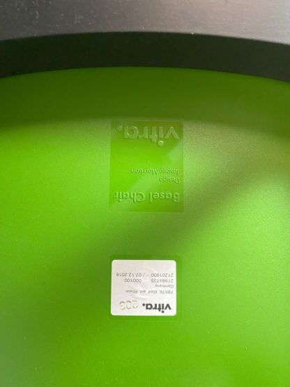 Vergaderstoel Vitra Basel, design, zwart/groen - Afbeelding 6
