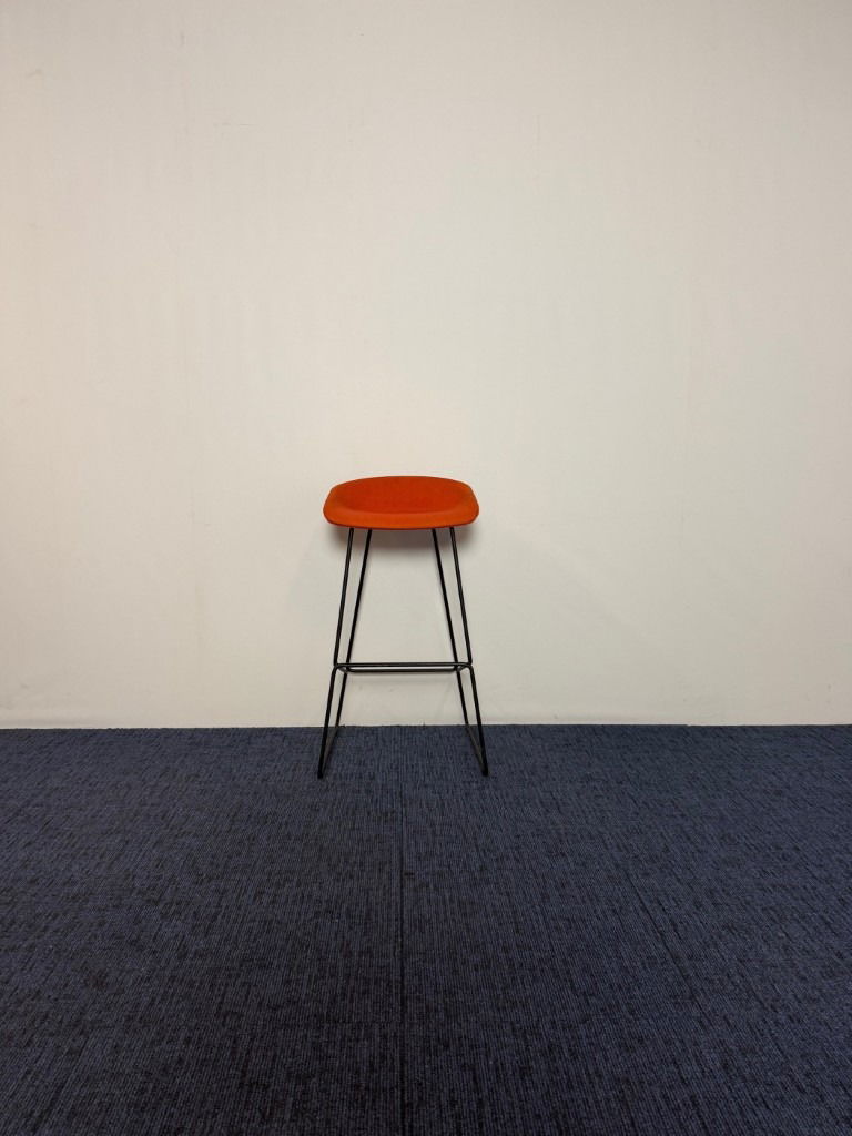 Barkruk HAY About A Stool 'AAS' 38 - oranje/zwart - Afbeelding 3