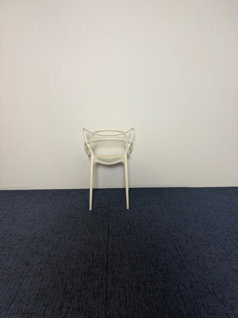 Vergaderstoel Kartell Masters, kunststof, wit - Afbeelding 5