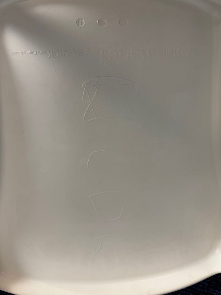 Vergaderstoel Kartell Masters, kunststof, wit - Afbeelding 6