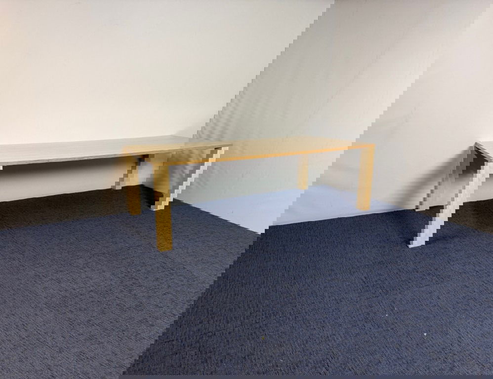 Vergadertafel, ahorn, hout, 240 x 120 cm.