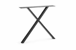 Stalen set X-poten - Kokermaat 100x40mm