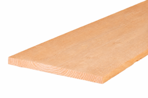 Douglas plank vers bezaagd blank 22x245mm