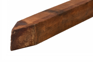 AZOBE paal 70x70mm gepunt
