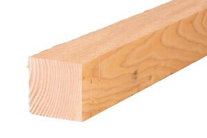 Douglas paal fijnbezaagd 120x120mm