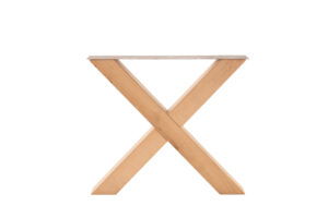 Houten set X-poten