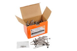 Gevelschroef RVS zwarte kop (100stuks) - 4.0x70mm