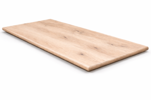 Eiken tafelblad rechthoek - Bolle randen