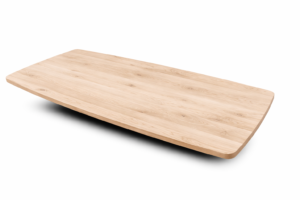 Eiken tafelblad Deens ovaal- Nieuw - Rechte randen