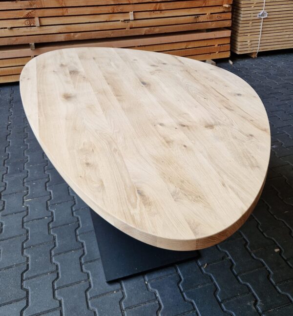 ACTIETAFEL - Kiezel 200x120cm - Rechte randen - V-poot - Afbeelding 2