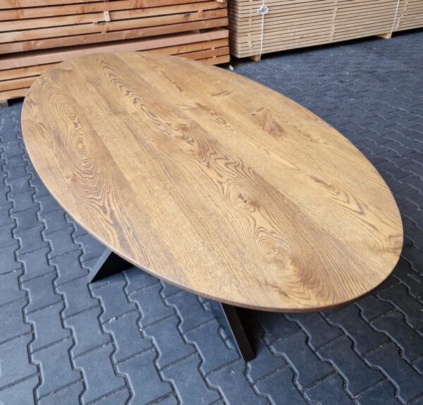 ACTIETAFEL - Ovaal 220x110cm - Matrixpoot - Kleur Black - Afbeelding 3