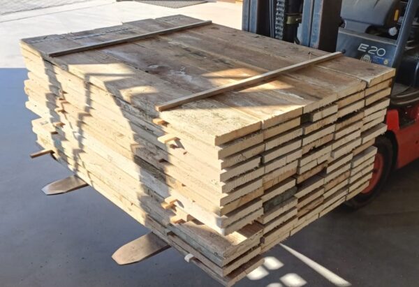 RESTPARTIJ - 150cm - Gebruikt steigerhout 30x195mm - Afbeelding 2