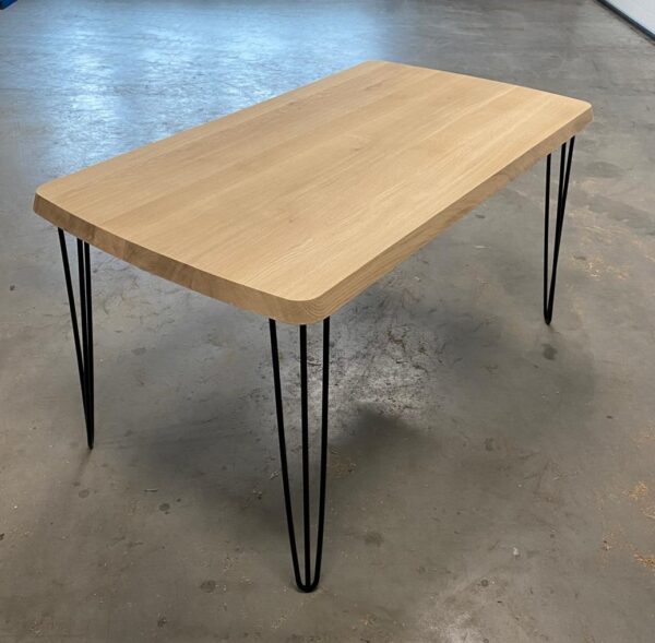 ACTIETAFEL - NIEUW - Half Deens Ovaal 150x80cm - Facetrand inverted