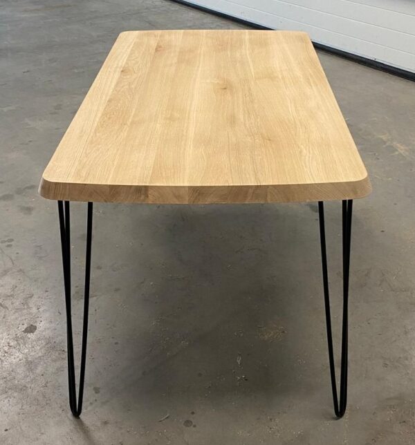 ACTIETAFEL - NIEUW - Half Deens Ovaal 150x80cm - Facetrand inverted - Afbeelding 5