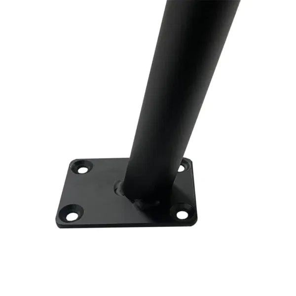 Stalen schuine poot salontafel - Rond - Kokermaat 25mm - Afbeelding 2