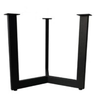 Stalen 3-poot onderstel salontafel - Rond