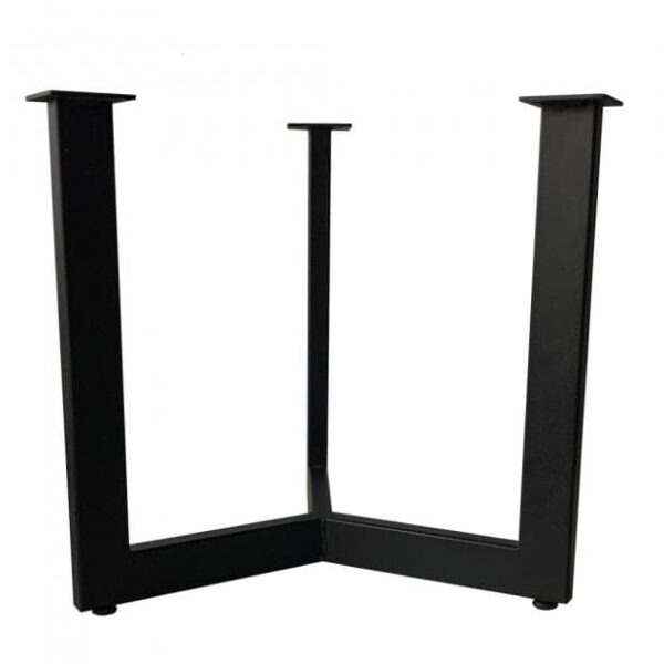 Stalen 3-poot onderstel salontafel - Rond