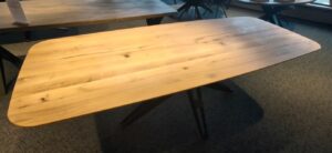 ACTIE TAFELBLAD - Deens ovaal 240x100cm - Facetrand 55 - Kleur Natural