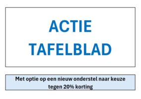 ACTIE TAFELBLADEN