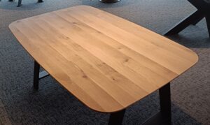 ACTIE TAFELBLAD - Deens ovaal nieuw model - 160x100cm - Facetrand