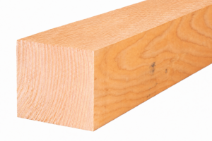 Douglas paal fijnbezaagd 150x150mm
