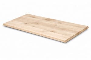 Eiken tafelblad rechthoek - Inverted facetrand
