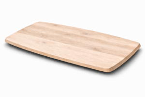 Eiken tafelblad Deens ovaal - Nieuw - Inverted facetrand