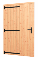 Douglas opgeklampte deur enkel XL 210x120cm (kozijn 217x133,5cm)