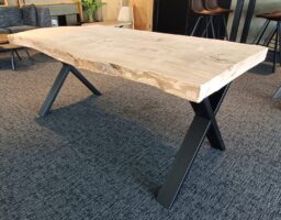 ACTIE EETTAFEL - Rechthoek 180x100cm - Boomrand - Beuken