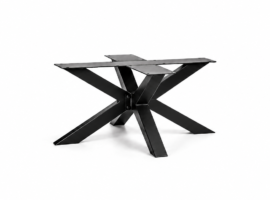Stalen matrixpoot salontafel 60x60cm - Kokermaat 60x60mm