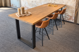 ACTIE BARTAFEL - Rechthoek 260x90cm - Rechte rand - Savanna - U-poten